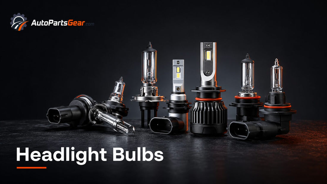 Automotive halogen and LED-style replacement headlight bulbs