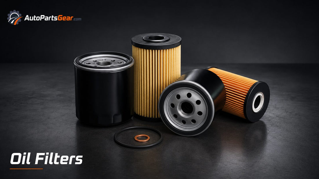 Spin-on and cartridge automotive oil filters with seals
