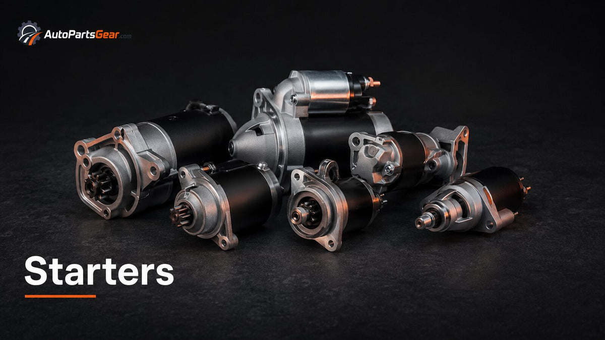Automotive starter motors and solenoid assemblies