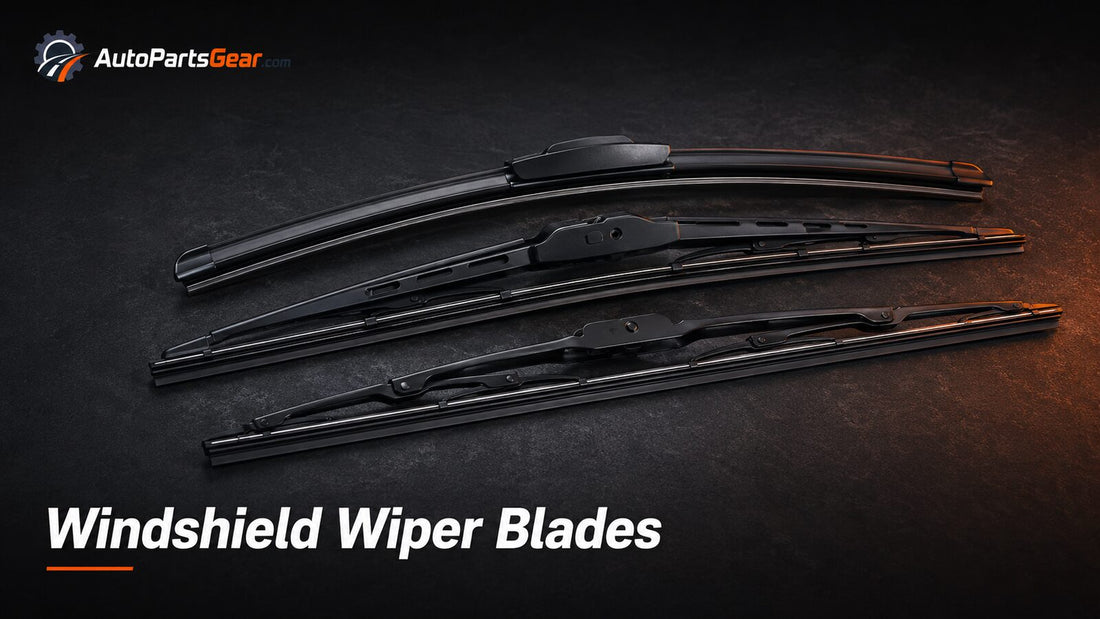 Beam, hybrid and conventional automotive windshield wiper blades