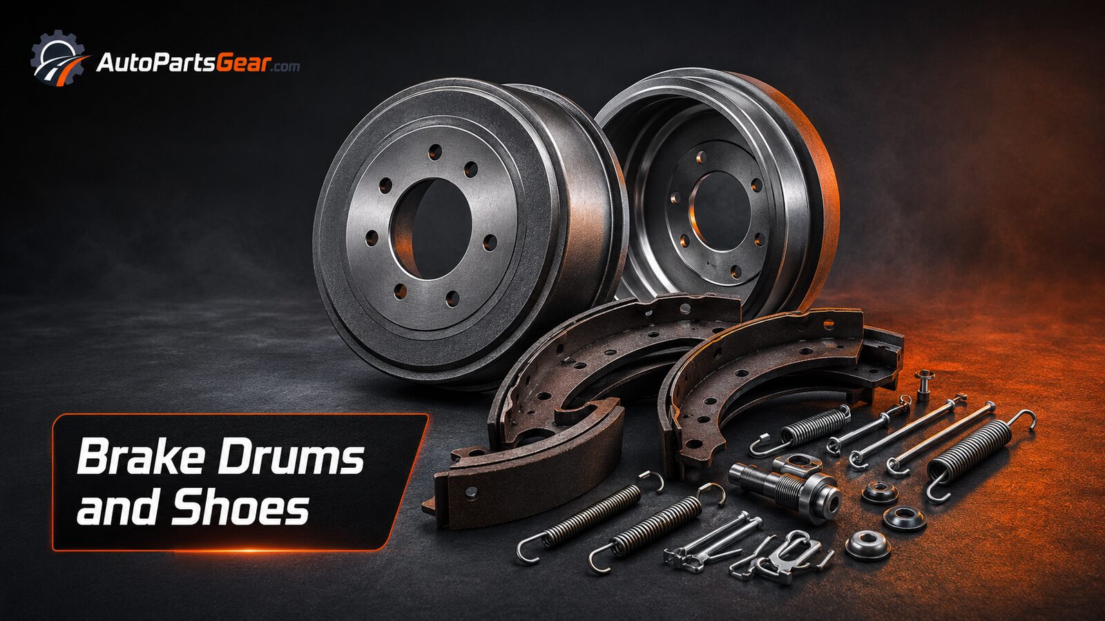 Brake drums, brake shoes, springs and drum brake hardware