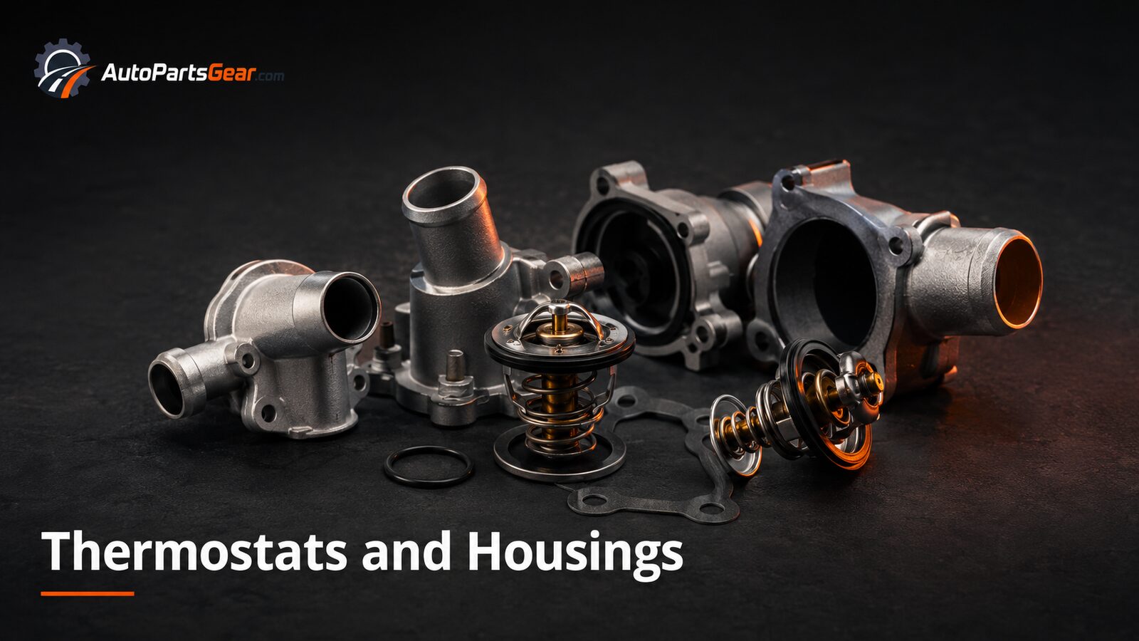 Automotive thermostats, housings, seals and gaskets