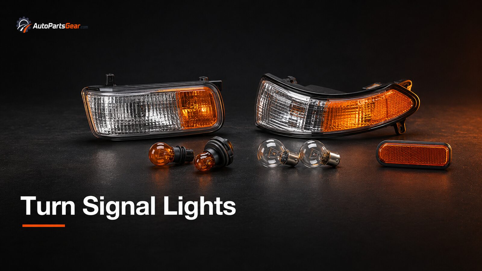 Automotive turn signal lamp assemblies, marker lights and bulbs