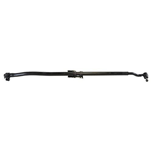 TRQ Front Steering 6 Piece Kit Set Tie Rod End Drag Link Adjuster Compatible with 2007-2017 Jeep Wrangler JK 4 Wheel Drive Models