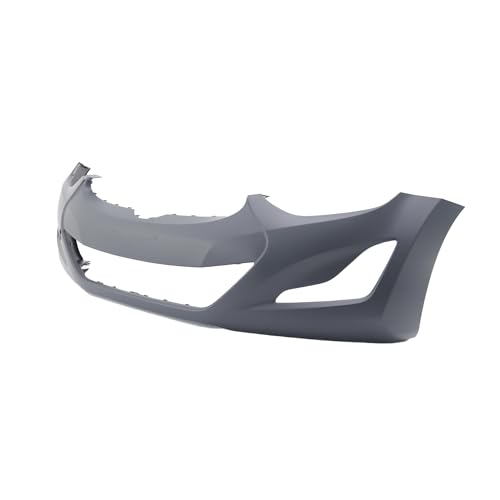 FitParts Compatible With Front Bumper Cover 2014-2016 Hyundai Elantra GLS GL L Limited SE Sport Value Edition Sedan 14-16. New, Primed and Ready for Paint. With Fog Light Holes. HY1000204 865113X800