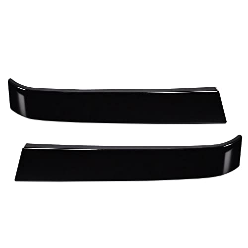 PIT66 Front Grille Trim Set Compatible with Chevy Silverado 2003-2007 Black