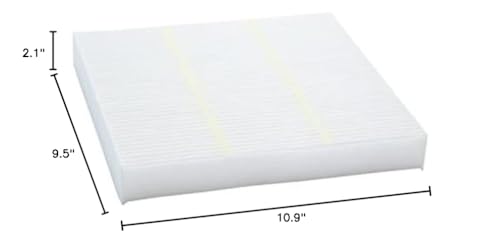 ECOGARD XC36080 Premium Cabin Air Filter | Fits 2017-2026 Honda CR-V 1.5L; 2016-2026 Civic 1.5L, 2.0L; 2016-2022 HR-V 1.8L; 2018-2026 Odyssey 3.5L; 2023-2027 Pilot 3.5L