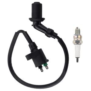 AloneGoer GY6 Racing Ignition Coil SSR 125 A7TC Spark Plug Wire for 50CC 150CC 110CC 125CC 80CC 90CC Moped Scooter ATV Go Kart Pit Dirt Bike Engine Motorcycle High Performance Parts