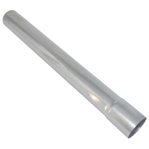 2 Inch Stainless Steel T304 Exhaust Tubing, 2''ID-to-OD Length 18''Straight Exhaust Extension Tube Tailpipe,Universal Connector Adapter Tubo
