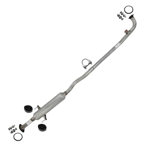 Exhaust Resonator Pipe Compatible for 2002-2006 Toyota Camry 2.4L | Stainless Steel | Northeastern Exhaust | Free Gaskets, Hangers, Clamp, and Bolt Kit Included