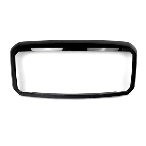 MIC Front Grille Frame Surround Shell Panel Compatible with 2011-2016 F250 F350 F450 Super Duty (Tuxedo Black)