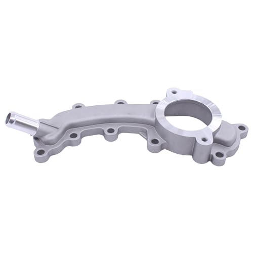 Upgrade Aluminum Thermostat Housing Crossover Coolant Water Outlet w/Gasket
