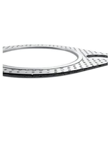 Strongthium 3“ Exhaust Gasket 2 Bolt for 3 Inch Muffler Flange Manifold 120-07610-0002 High Temperature 2X