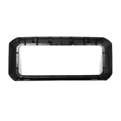 MIC Front Grille Frame Surround Shell Panel Compatible with 2011-2016 F250 F350 F450 Super Duty (Tuxedo Black)