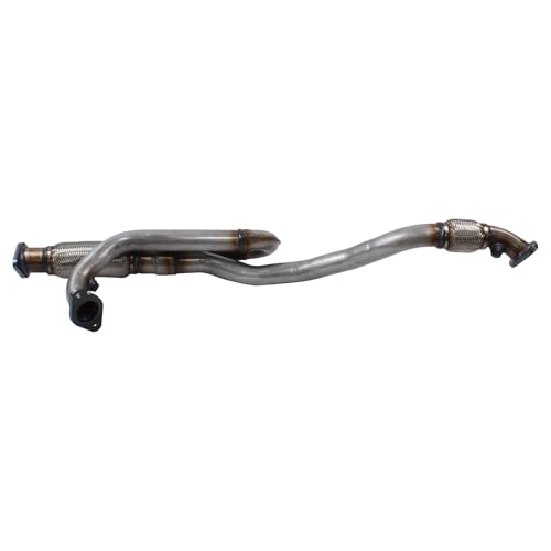 DriveFix Exhaust Y Pipe Front Flex Pipe with Gasket Kit for GMC Acadia Chevrolet Traverse Buick Enclave 3.6 2009-2017 Saturn Outlook 2009-2010