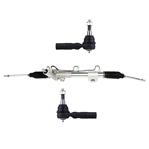SCITOO Power Steering Rack and Pinion Complete Assembly And 2*Outer Tie Rods Replacement For Dodge Ram 1500 2002-2005,For Dodge Ram 2500 2002-2005,For Dodge Ram 3500 2002-2005