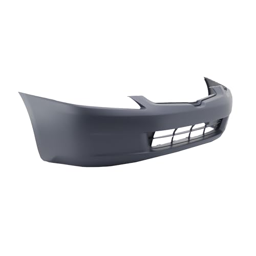 FitParts Compatible with Front Bumper Cover Fascia Honda Accord 2003 2004 2005 DX EX LX Hybrid Sedan 03-05. New Primed Without Sensor Holes. HO1000210 04711SDAA90ZZ