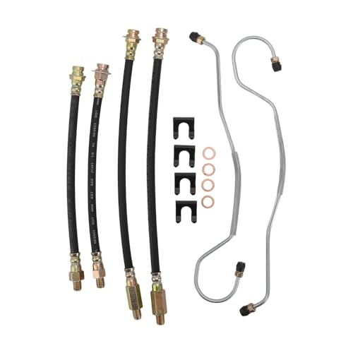 AUTOVIC for 1965-1982 Chevrolet Corvette Brake Hose with Lines Kit