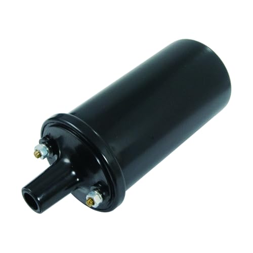 OEG Parts New Ignition Coil With Internal Resistor 3 OHM 12V 12 Volt Universal 35K Voltage Output Spark Coil Plug