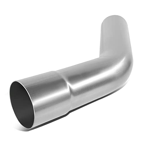 DNA MOTORING ZTL-PP-25-45-RAW 45 Degree DIY Custom Mandrel Exhaust Tubing, 2.5" OD, Mild Steel,Universal Fit