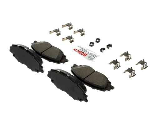 BOSCH BE2176H Blue Ceramic Disc Brake Pad Set With Hardware - Compatible With Select Toyota Corolla; FRONT