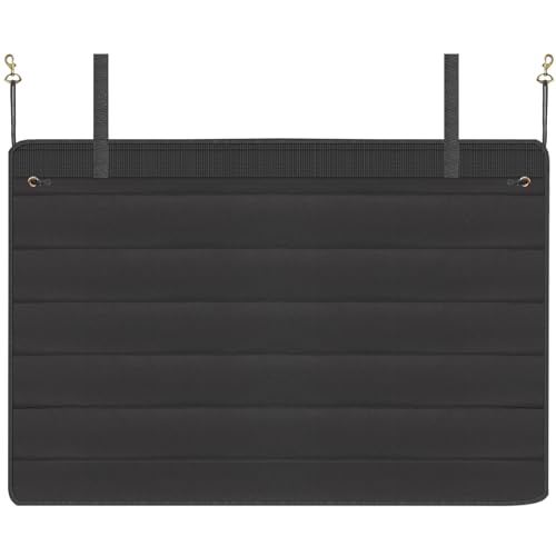 VkkArter Large 38"x25" Rear Bumper Guard for Cars, Foldable Trunk Mat Protector - Universal Scratch Protection for SUV, Truck, Van During Loading and Unloading & Dog Entry