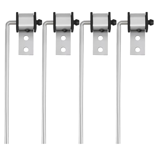 Universal Exhaust Hanger Rod Heavy-duty Stainless Steel Exhuast Pipe Hanger Rod Weld On Exhaust System- 3/8" Rod 10" Long(4 PCS)