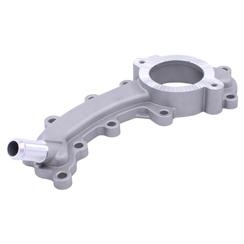Upgrade Aluminum Thermostat Housing Crossover Coolant Water Outlet w/Gasket