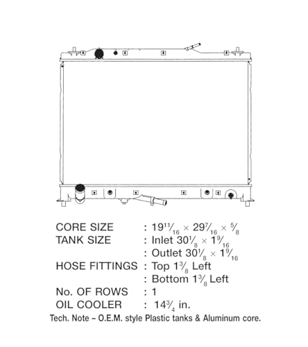 CSF 3344 Radiator