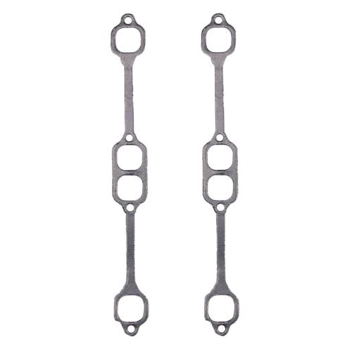 BH-Motor New Exhaust Manifold Gasket kit for Mercruiser 5.0 mpi 5.7 350 Mag Riser Block V8 Replace # 39880
