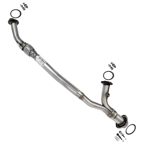 Exhaust Front Flex Pipe Compatible with Toyota Sienna 2004-2006 3.3L | Stainless Steel | Northeastern Exhaust | Includes Gaskets and Bolt Kit | Direct-Fit Replacement