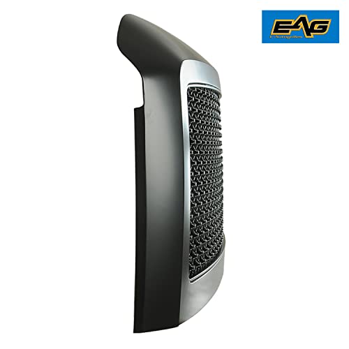 EAG Replacement Mesh Grille Black Front Hood Upper Grill Fit for 08-10 Super Duty