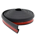 AUTOXBERT 4M/13ft Z Shape Car Window Door Rubber Seal Strip Edge Trim Guards Hollow Weatherstrip for Car Window Door Engine Cover