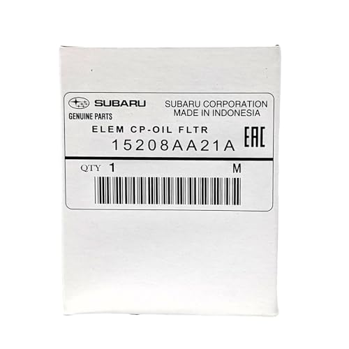 Subaru Engine Oil Filter & Crush Washer Kit (1, 2, 3, 6, 12 pks available) Outback Legacy Impreza Forester XV Crosstrek Ascent 15208AA21A 803916010 (1 Pack)