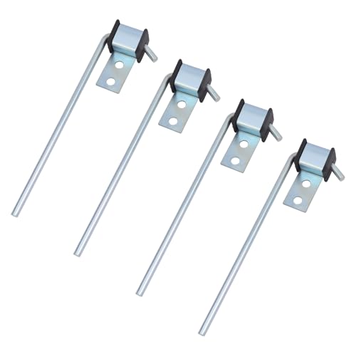 4 Pcs Heavy Duty Exhaust Hanger Rod - 3/8" Rod 10" Long - Muffler Hanger Exhaust Hanger, Universal Use Exhaust Hanger for Car Exhaust System