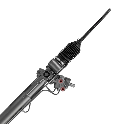 Detroit Axle - Rack and Pinion for 06-12 Chevy Malibu Pontiac G6 Saturn Aura, Complete Power Steering Rack and Pinion Assembly 2006 2007 2008 2009 2010 2011 2012 Replacement
