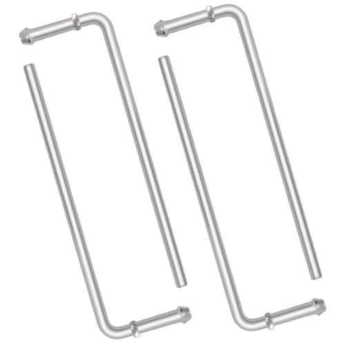 CAROTUPY Universal Exhaust Hanger Rod, 4Pcs 10" Long 304 Stainless Steel Exhaust Hanger Muffler Hanger