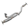 JY PERFORMANCE T304 Stainless Steel Exhaust Flex Y Pipe compatible with 2009-2017 Enclave Traverse Acadia Outlook (2PCS Design)