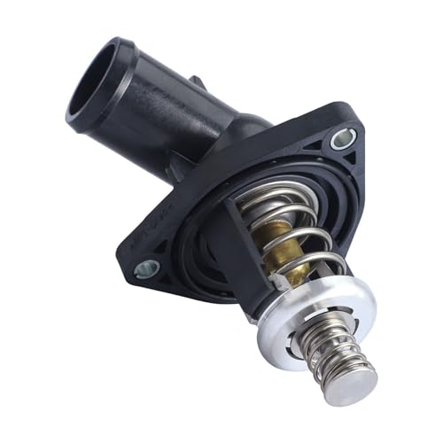 Engine Coolant Thermostat Housing Assembly Compatible with Chevrolet 2014-2019 Silverado 1500,2015-2020 Suburban Tahoe Replacement for GMC 2014-2019 Sierra,2015-2020 Yukon Replaces 15-11125 12674639