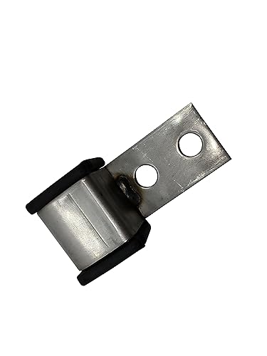 HAOXAOON 4 Pack Universal Exhaust Hanger Rod Weld On Heavy Duty Exhaust Bracket Hanger - 3/8" Rod 10" Long