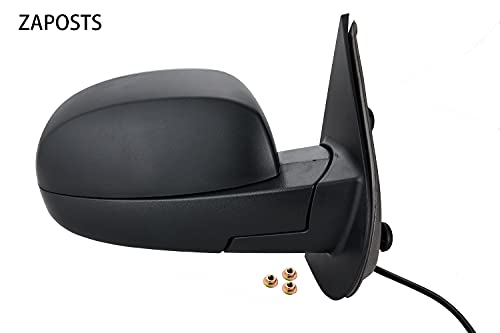 ZAPOSTS Rearview mirror Replacement Fit for 2007-2013 for Chevy Silverado 1500 2500 HD 3500 HD for GMC Sierra 1500 2500 for GMC Yukon/Yukon XL 1500 Power Heated Manual Fold Right Side View Mirror