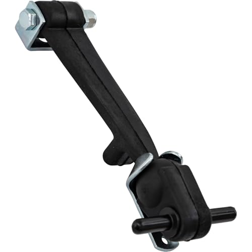 Buyers Products WJ208 Truck and Trailer Rubber Hood Latch, 7-7/8 Inch Heavy-Duty Rubber Hood Catch, Includes Brackets & Pin w/Bumper, Great For Battery Boxes & Tool Cabinets