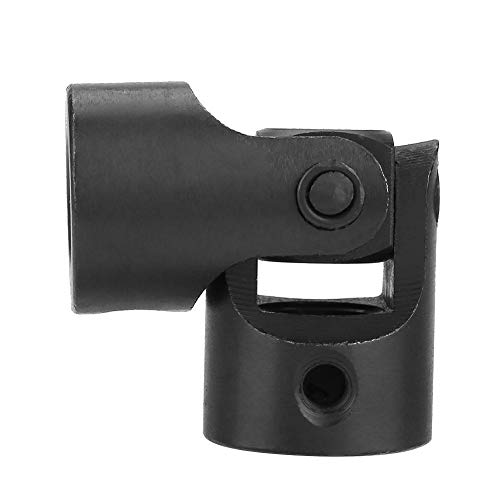 ViaGasaFamido Universal Joint Shaft Coupling ID 0.5 Inch OD 0.9 Inch 2.2 Inch Length Rotatable Universal Metal Joint Shaft Coupling Motor Connector U Joint Coupler with Screws