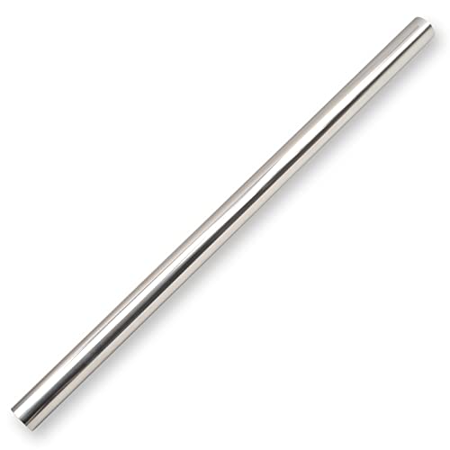 FGJQEFG 2.25 Inch Straight DIY Custom Mandrel Exhaust Pipe Tube Pipe, 30 Inch Length, 2.25'' OD Mandrel Straight Pipe, T304 Stainless Steel, Universal Fitment - 1PC
