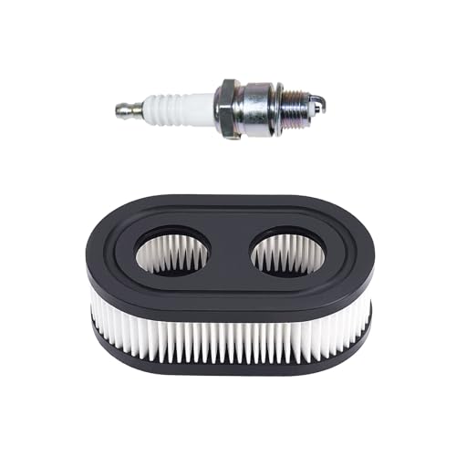 593260 Air Filter with Pre Filter and Spark Plug Fits for B&S 725EX 625EX 575EX 550EX 525EXI Engines, Air Filter Parts for Toro Recycler 22 and Troy Bilt Lawn Mower