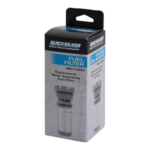 Quicksilver 8M0122423 Fuel Filter Element for Select Mercury Outboards and MerCruiser Sterndrive Engines