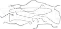 Dorman 919-236 Stainless Steel Brake Line Kit Compatible with Select Jeep Models (OE FIX)