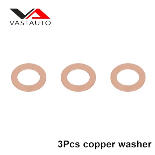 M12 x 1.75 Magnetic Oil Drain Pan Plug,Magnetic Stainless Steel Oil Drain Plug Nut Bolt,with 3 PCS Copper Crush Washer Anti Leakage,Universal Leak-proof Replacement,Fits Most Cars,Motorcycles, Boats