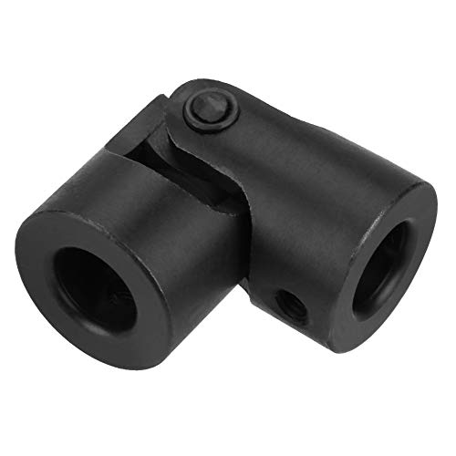 ViaGasaFamido Universal Joint Shaft Coupling ID 0.5 Inch OD 0.9 Inch 2.2 Inch Length Rotatable Universal Metal Joint Shaft Coupling Motor Connector U Joint Coupler with Screws
