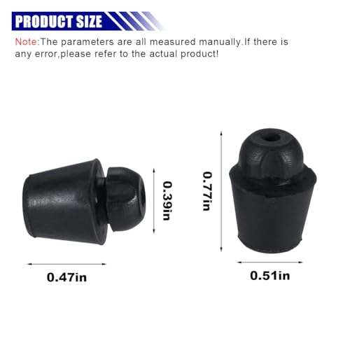 KITUREK Car Door Bumper Shock Absorbers, Rubber Slam Stoppers, Door Side Protector Buffer Pads, Front Rear Door Soundproof Guard Cushion, Car Accessories for Most Cars Trucks SUVs (5PCS)